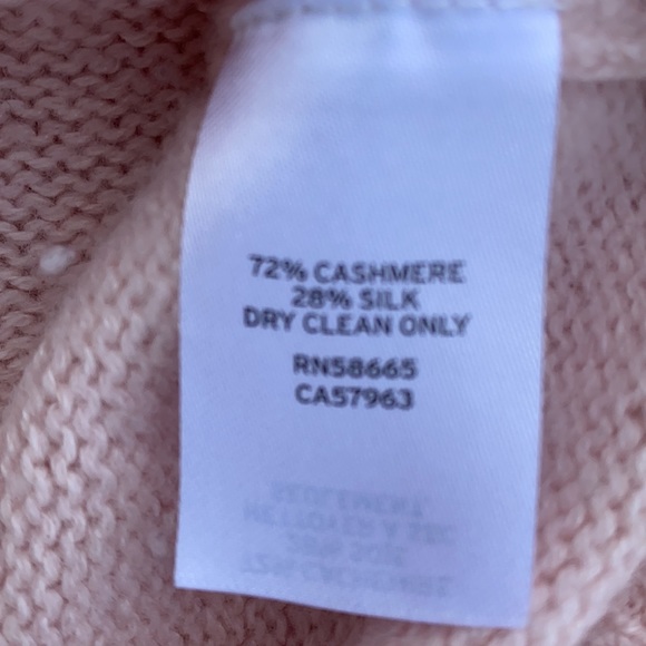 Something Navy cashmere and silk blend sweater - Picture 4 of 4